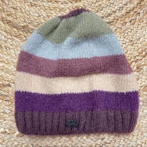 NEW aritzia tna mohair multi color beanie hat